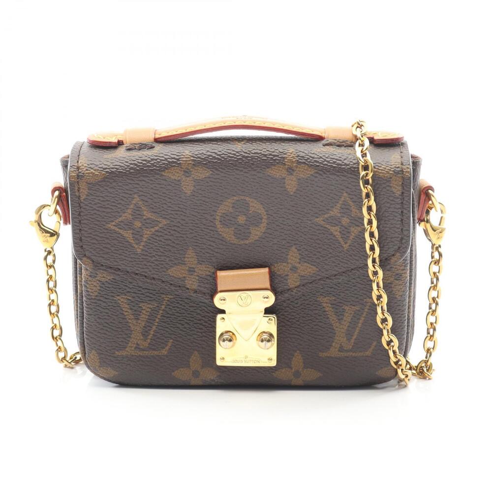 Louis Vuitton Metis Monogram Handbag Canvas Leather Brown